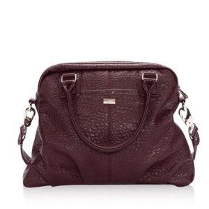 Jewells & Gems   Purple Pebble Vegan Leather  Satchel